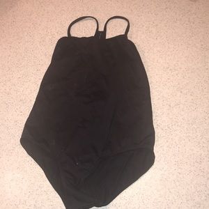 Block camisole leo with mesh print back